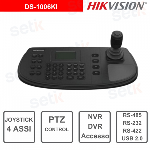 Hikvision – clavier de contrôle PTZ USB multifonctionnel, CCTV DVR NVR
