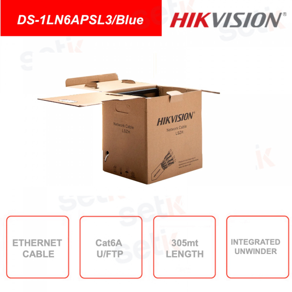 Cat6A U/FTP cable hank - RoHD 2.0 compatible -