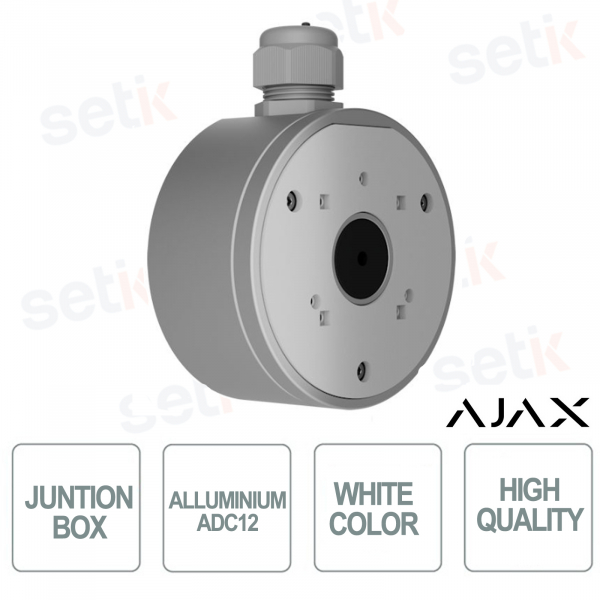 88881.234.WH - JunctionBox - caja de montaje para cámara IP de seguridad - Blanco - Ajax