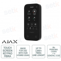 Ajax Superior Keypad TouchScreen Fibra - Tastiera Touch Screen Cablata - Colore Nero