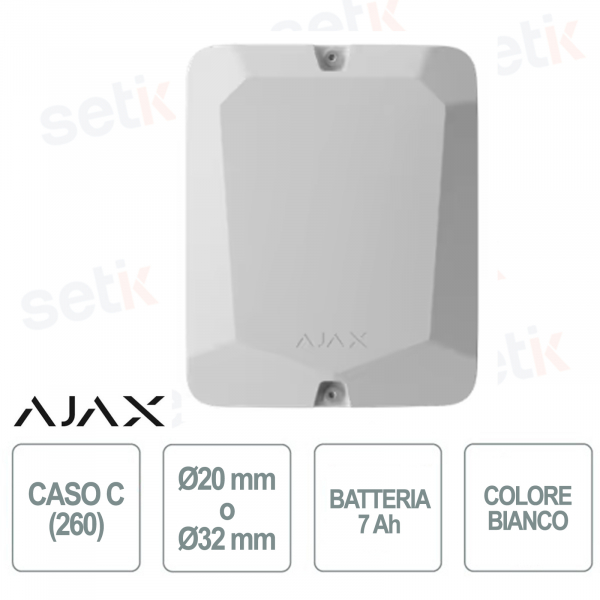 Ajax Case - Case C - Device Case - White
