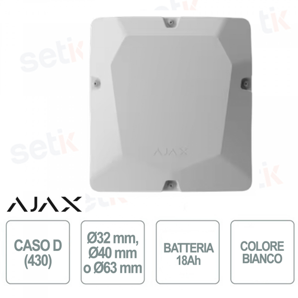 Ajax Case Fiber - Case D - Estuche para dispositivo - Blanco