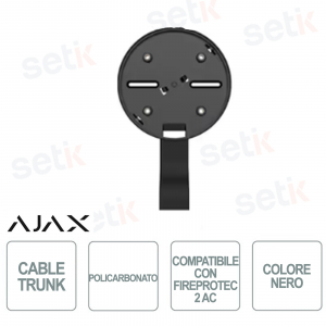 Ajax CableTrunk Noir – Accessoire de conduit de câble CA FireProtect 2