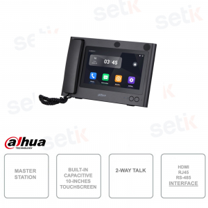 Poste de standard - Écran tactile 10 pouces - HDMI - Enregistrement sur Carte Micro SD - Haut-parleurs intégrés