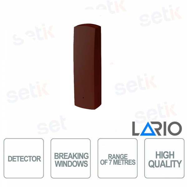 Detector de rotura de cristales - marrón oscuro y marrón - AMC