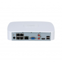 NVR IP POE ONVIF® 4 canales - 4 puertos PoE - Hasta 12MP - Inteligencia artificial - S3