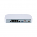 NVR IP ONVIF® 8 channels - Up to 12MP - Artificial intelligence - S3 version