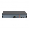 ONVIF® IP NVR - 8 canales IP - Resolución hasta 12MP - Inteligencia artificial - Audio - Alarma