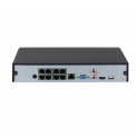 NVR IP 8 canaux 4K H.265+ 12MP 8 PoE - Dahua