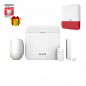 Hikvision AXPro Kit de Alarma Profesional 868MHz Inalámbrico 96 ZONAS + Sirena Externa