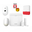 Hikvision AXPro Kit de Alarma Profesional 868MHz Inalámbrico 96 ZONAS + Sirena Externa + Sensor PIR