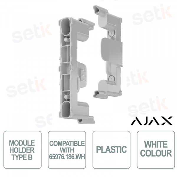 Supporto modulo Ajax (tipo B) per Ajax Case D / 65976.186.WH - Fibra - Colore Bianco