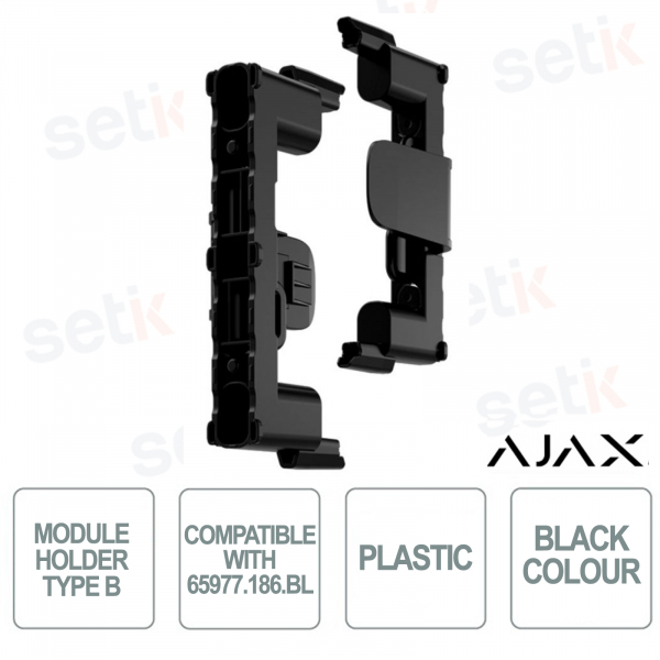 Ajax-Modulunterstützung (Typ B) für Ajax Case D / 65977.186.BL – Glasfaser – schwarze Farbe