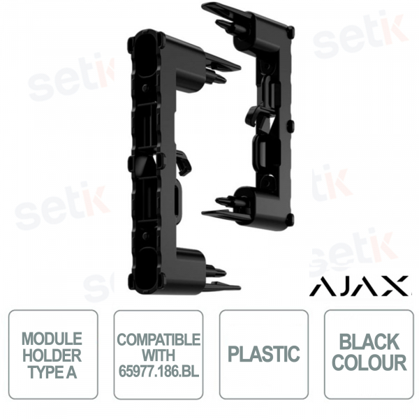 Supporto modulo Ajax (tipo A) per Ajax Case D / 65977.186.BL - Fibra - Colore Nero