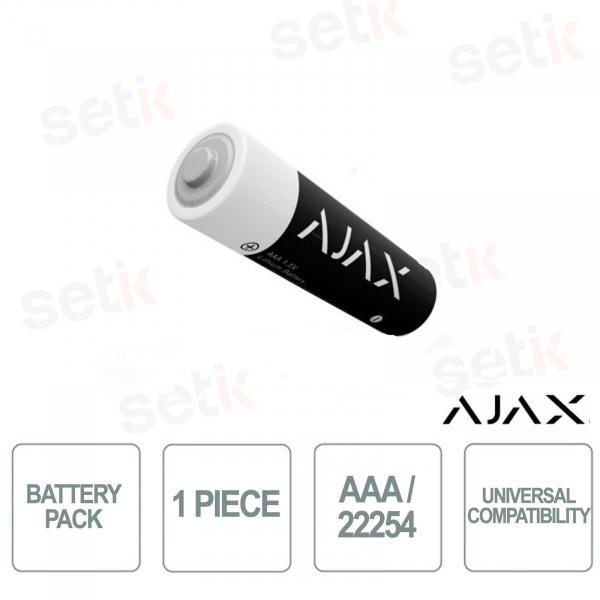 AAA Battery 1 Piece Universal Batteries Compatible with Ajax