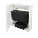 Boîte conteneur métallique Pulsar DVR / Moniteur / RACK - Vertical blanc