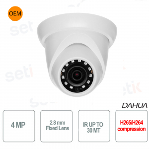 Eyeball Network Camera 4MP 2.8mm WDR IR  Mini IP ONVIF® PoE