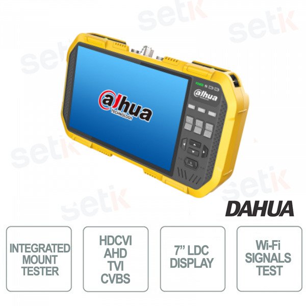 Probador de montaje integrado 4 en 1 - 7 pulgadas - Dahua