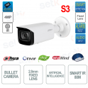 ONVIF® ePoE IP Bullet Camera with AI - 4MP - 2.8mm Fixed Lens - Smart IR 80m - S3