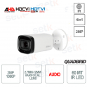 Caméra extérieure 4en1 HDCVI 2MP IR 60MT avec microphone intégré Dahua