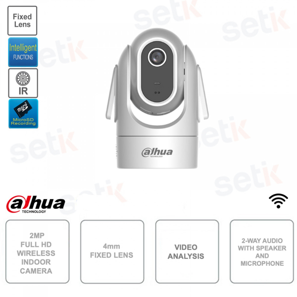Caméra intérieure Hero IP - Optique 4mm - Full HD 1080p - WIFI - Analyse Vidéo