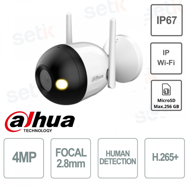 Telecamera bullet - 4MP Wi-Fi - ottica 3.6MM - Dahua