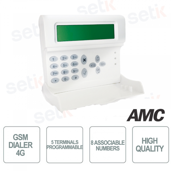 Marcador GSM bidireccional con 4G - módulo AMC