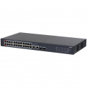 Network Switch 24 PoE Ports + 2 10/100/1000 RJ45 Ports + 2 SFP Ports 1000 Mbps Cloud Managed Series Dahua