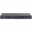 Netzwerk-Switch 24 PoE-Ports + 2 10/100/1000 RJ45-Ports + 2 SFP-Ports 1000 Mbit/s Cloud Managed Series Dahua