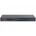 Network Switch 24 PoE Ports + 2 10/100/1000 RJ45 Ports + 2 SFP Ports 1000 Mbps Cloud Managed Series Dahua
