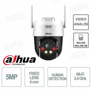 Dahua P5AE-PV 5MP 4mm Lens AI 360° Smart Dual Light Security Camera for Advanced Security