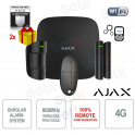 Kit de alarma inalámbrico GPRS / Ethernet AJAX Professional - 4G - Negro