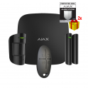 Kit de démarrage AJAX 4G sans fil GPRS/Ethernet - 4G - Noir