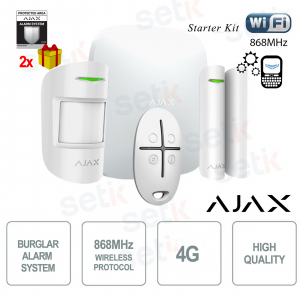 StarterKit 4G - Allarme Professionale Wireless senza fili 4G