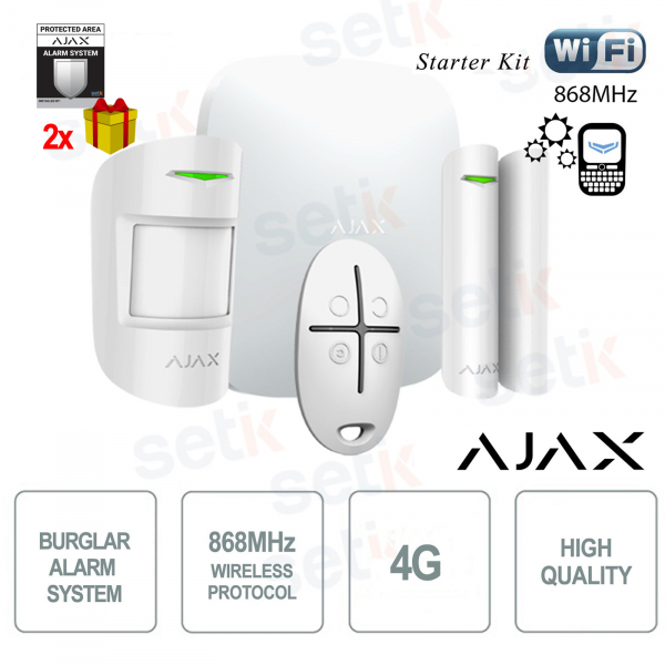 StarterKit 4G - Allarme Professionale Wireless senza fili 4G
