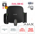 AJAX Professional Wireless Alarm Kit GPRS / Ethernet dual-SIM 4G Black Color