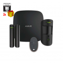 AJAX Kit di Allarme Professionale Wireless senza fili GPRS / Ethernet 2SIM 2G Black Version