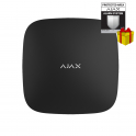 Ajax Hub (2G) Jeweller Noir – Panneau de commande d'alarme intelligent avec connexion au cloud et autonomie de 15 h