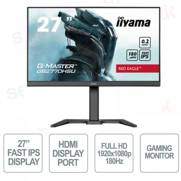 G-Master Red Eagle 180Hz iiyama 27 inch fast IPS gaming monitor