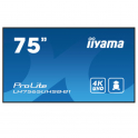 Iiyama - 75 inch monitor - 4K UHD - With speakers - For professional use
