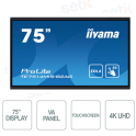 IPS-LED-Monitor 75 Zoll ULTRA HD 4K IIWARE12E WiFi HDMI DISPLAYPORT USB-C-Lautsprecher - IIYAMA