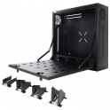 Pulsar Metallcontainerbox DVR / Monitor / RACK - Vertikal schwarz