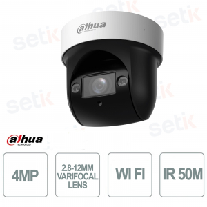 4MP WiFi IP PTZ Kamera WizSense Dome Varifokal 2,8-12 mm IR 50m - Dahua