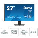 XU2792UHSU-B6 - IIYAMA Monitor - IPS LED Panel - 4K UHD - 27 Inches - With Speakers