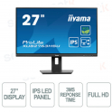 IIYAMA Prolite Monitor 27 Inch IPS LED FULL HD 100Hz Has 150mm