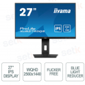 Moniteur LED IPS 27 pouces WQHD 1ms HAS + PIVOT FreeSync -B6