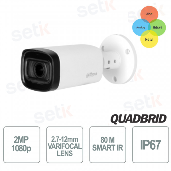copy of Telecamera da esterno Versione S5 HD CVI 2MP 4in1 3.6mm IR Dahua