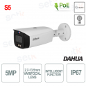 Wizsense cámara bala IP de análisis de vídeo exterior Smart Dual Light Onvif Poe 5mp 2.7-13.5mm - S5 - Dahua