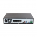 NVR IP 32 Canales 16 PoE H.265 16MP 256Mbps 8HDD - Dahua