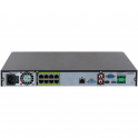 NVR IP 8 Canali Onvif 8 Porte PoE 32MP Registratore di Rete AI 512Mbps 1U 2HDDs WizSense - Dahua